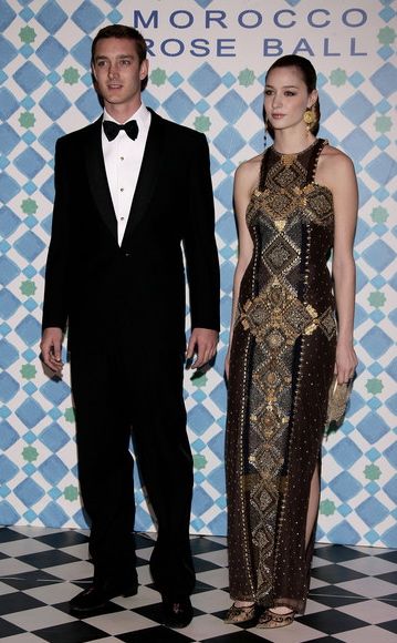 Pierre Casiraghi and Countess Beatrice Borromeo at the 2010 Rose Ball in