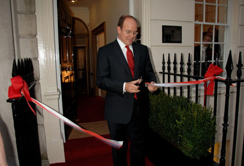 Prince Albert of Monaco in London
