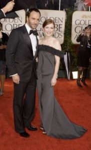 Julianne Moore with Tom Ford